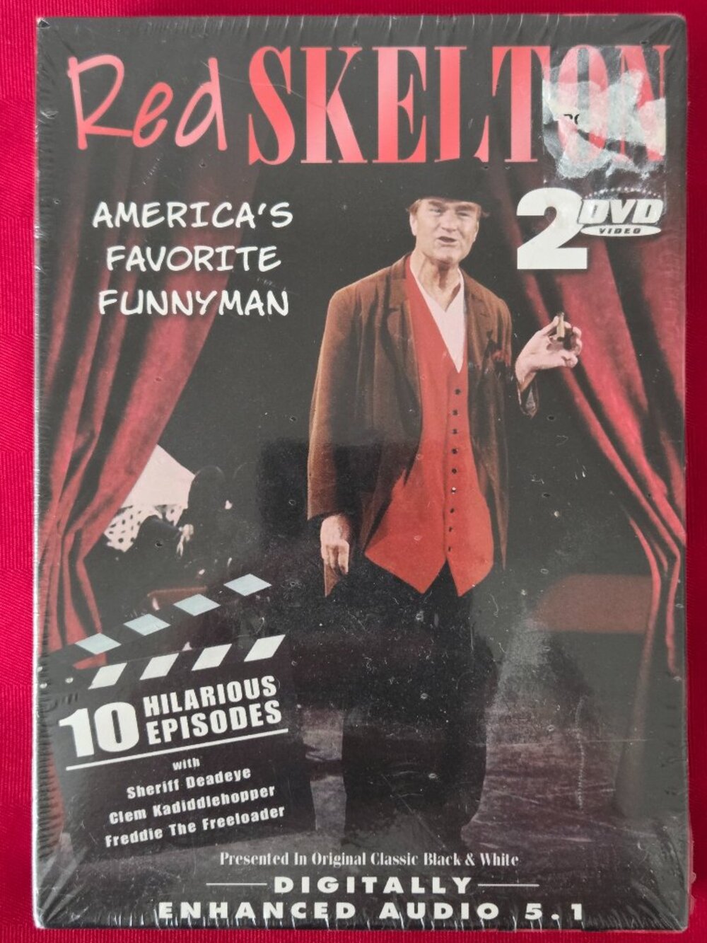 2005 RED SKELTON, AMERICA'S FAVORITE FUNNY MAN, DVD SET, STILL SEALED!!!